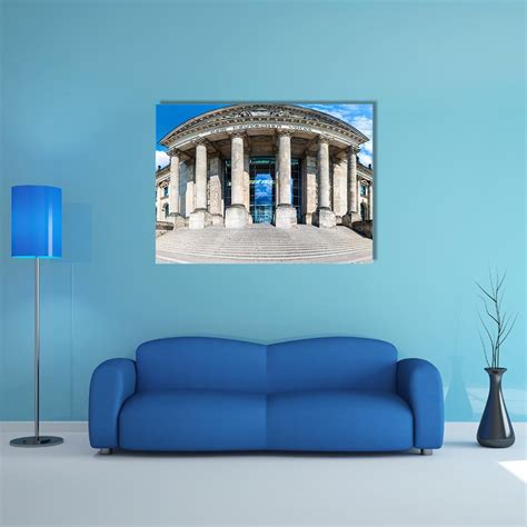 Reichstag Building In Berlin Canvas Wall Art - Tiaracle