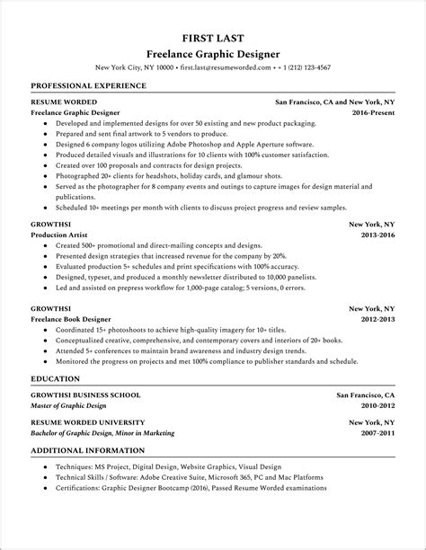 Resume Headline Examples For Graphic Designer - Resume : Resume Designs ...