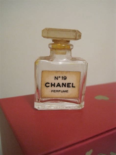 Vintage Chanel Perfume Bottle Chanel No. 19 Miniature Perfume