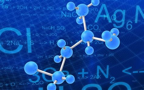 HD wallpaper: Chemistry, Atoms, 3D, Blue Background, Numbers, Knowledge, Elements, Binary, Code ...