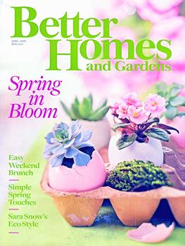 Mother's Day Gift Idea: Better Homes & Garden Magazine Subscription for $3.75 (Reg $41.88) Exp 4 ...