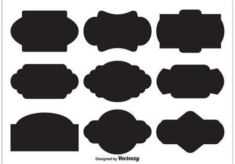 Vector Label Shapes - Download Free Vector Art, Stock Graphics & Images