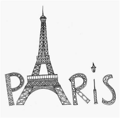 Eiffel Tower Free Printable coloring page - Download, Print or Color Online for Free