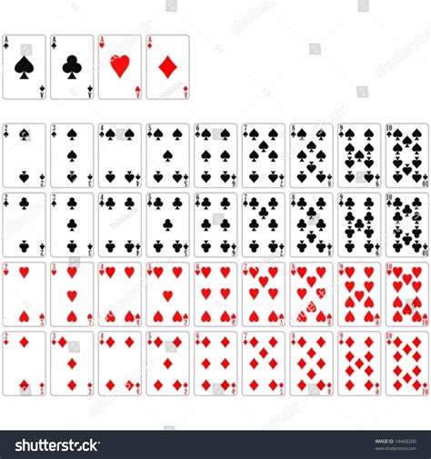 Vector Deck Cards Stock Vector (Royalty Free) 14468200 | Shutterstock