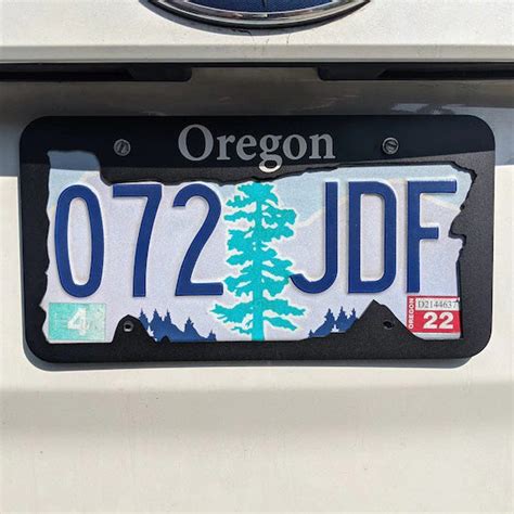 Oregon License Plate Frame, Stateline Frames | Made in Oregon – Made In ...