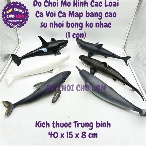 Đồ chơi mô hình động vật có vú cá voi trắng ở biển bằng cao su mềm nhồi ...