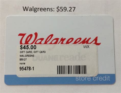 Walgreens Gift Card With $59.27 Value For Only $45 | Gift card, Cards ...