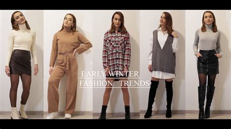 Early Winter Fashion Trends - YouTube