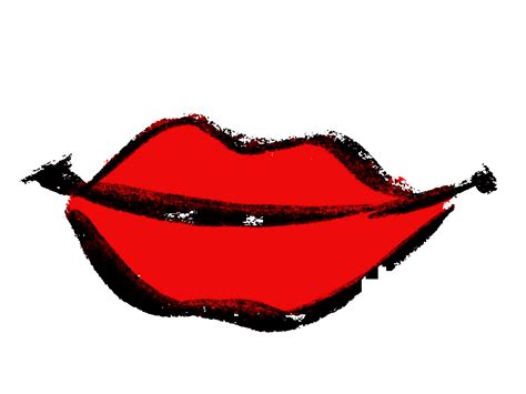 Happy Red Lips Sticker by Love Social Media for iOS & Android | GIPHY