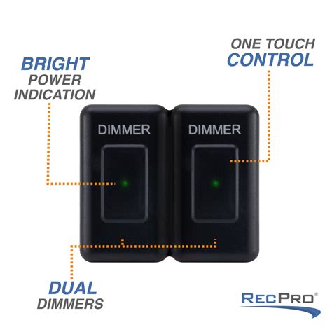 RV 12V Dimmer Switch Touch - RecPro