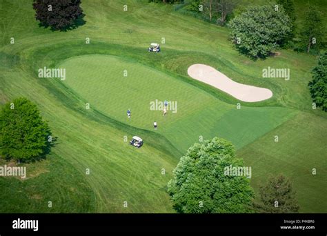 Aerial view golf course hi-res stock photography and images - Alamy