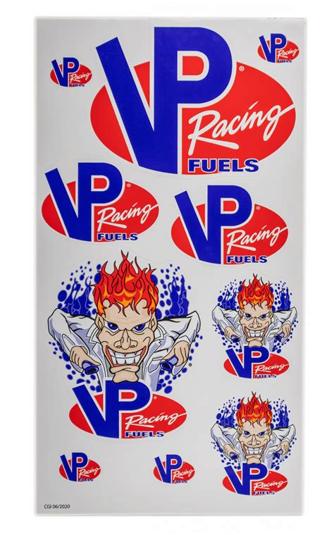 VP Sticker Sheet - 10 Stickers | VP Racing