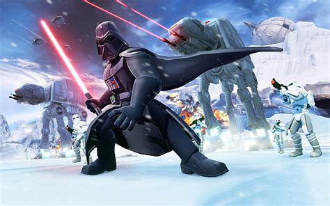 Free download | HD wallpaper: Star Wars, Darth Vader, Disney, Hoth, Battle of Hoth, AT-AT Walker ...