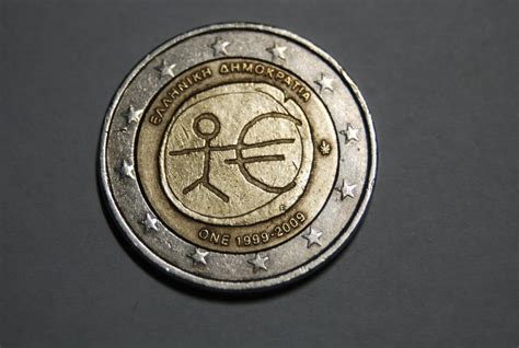 Very Rare 2 Euro Coin Greece Misprint - Etsy