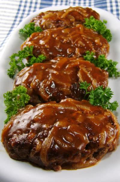 Salisbury Steak with Caramelized Onion Gravy