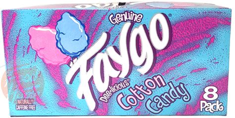 Faygo Cotton Candy! flavor soda 8-pack 12-oz. cans > 8 pack cans ...