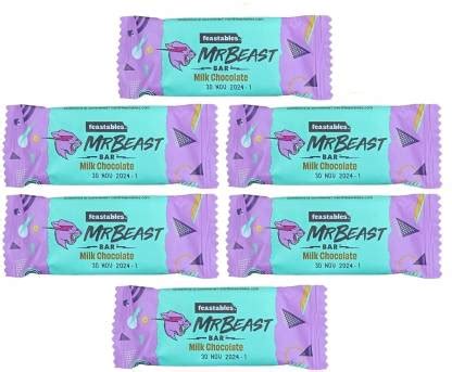 Mr Beast Feastables Delicious Creamy Mini Milk Chocolate Bar Bars Price in India - Buy Mr Beast ...