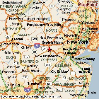 Bridgewater, New Jersey Area Map & More