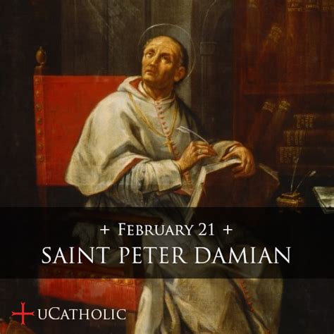 February 21 - Saint Peter Damian Saint Peter, Heaven And Hell, Catholic ...