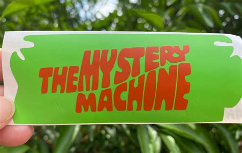 The mystery machine car decal Scooby doo decal mystery | Etsy