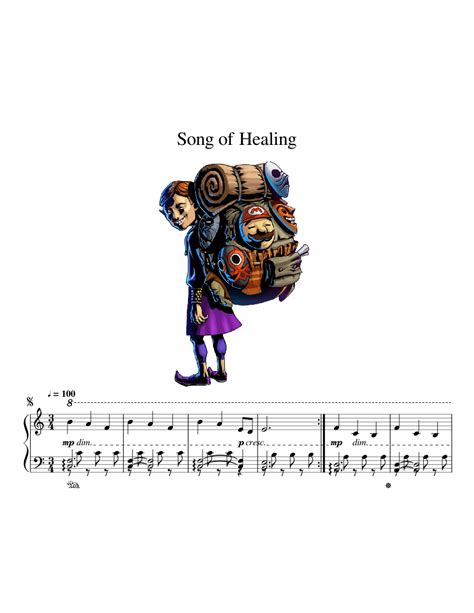 Song of Healing Majora's Mask Piano Sheet music for Piano (Solo) | Musescore.com