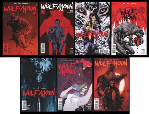 Wolf Moon Comic Set 1-2-3-4-5-6 1B Werewolf Werewolves Lycanthropy Lycan Horror ...