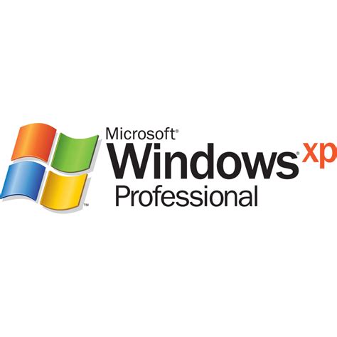 Microsoft Windows XP Professional logo, Vector Logo of Microsoft Windows XP Professional brand ...