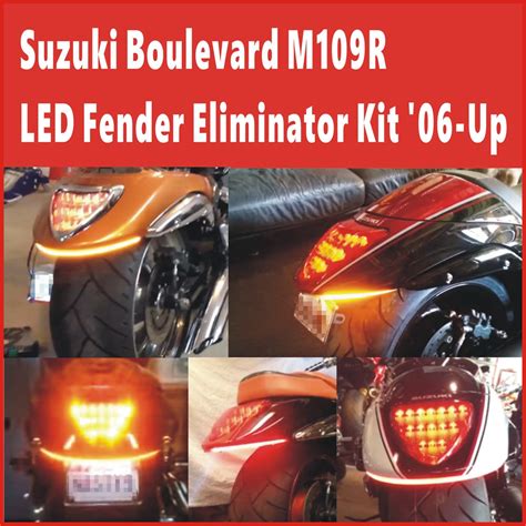 Pazoma Suzuki Boulevard M109R LED Fender Light / Sequential Switchback – pazoma