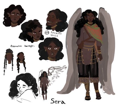 Character Sheets Sera by ashesk on DeviantArt