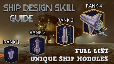 Starfield - Starship Design Skill Guide (Unique Modules Listed) - YouTube