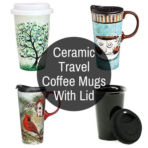 Ceramic Travel Coffee Mugs With Lid | Ceramic travel coffee mugs, Mugs ...