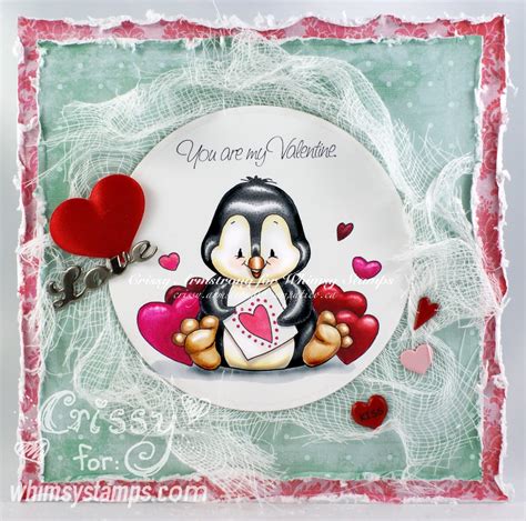 Crissy's Art & Heart: Penguin Valentine