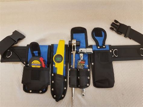 Nylon Scaffolding Tool Belt Full Tools Set New Ratchet 19/21 mm 7/16 Level Tape - Best Buy Items