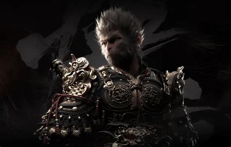 Download wallpaper Games, 2024 Games, Black Myth: Wukong, Dark theme ...