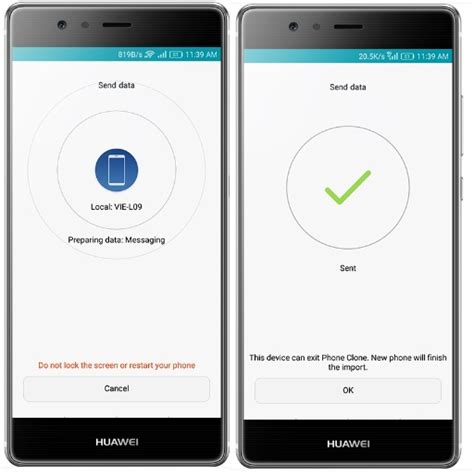 Use Huawei Phone Clone App to transfer Contacts and Content - Geezam.com