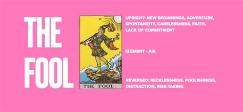 The Fool Tarot Card Meaning – Love, Money, Career, and Health – TarotFarm