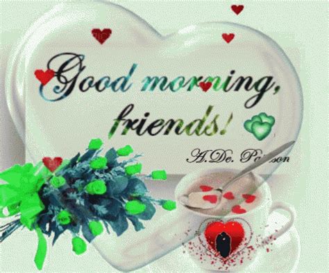 Good Morning Friends GIF - Good Morning Friends Coffee