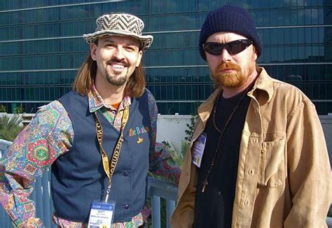 Scott with Cliff Morrison (son of Jim Morrison), NAMM 2007