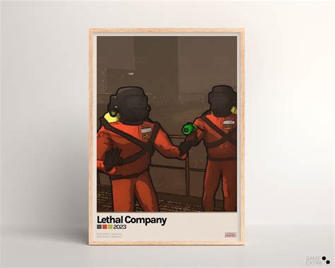 Lethal Company Poster Physical Print Game Wall Art Poster Art Print ...