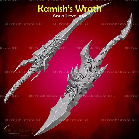 3D file Kamish Wrath Dagger Cosplay Solo Leveling - STL File 3D print ...