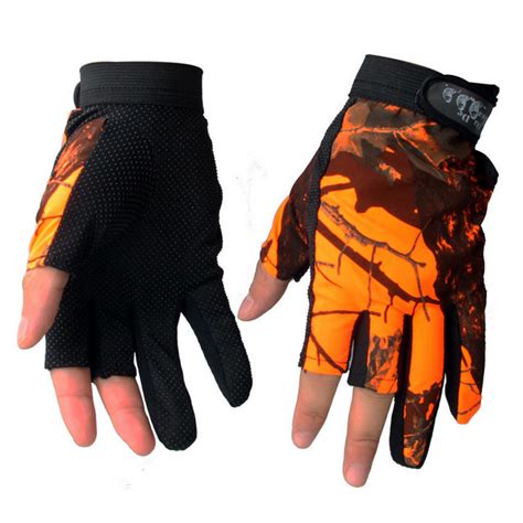 New Outdoor Waterproof Antiskid Fingerless Fishing Gloves Sun Protection Glove | eBay