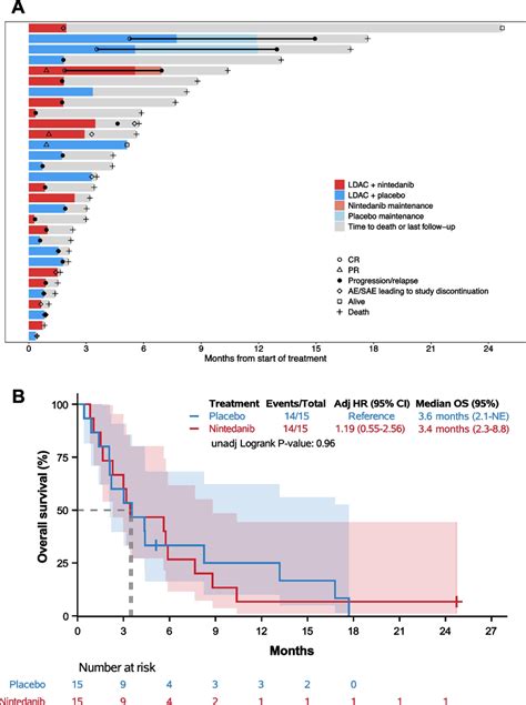 Patient outcome and overall survival. (A) Swimmer plot of individual... | Download Scientific ...