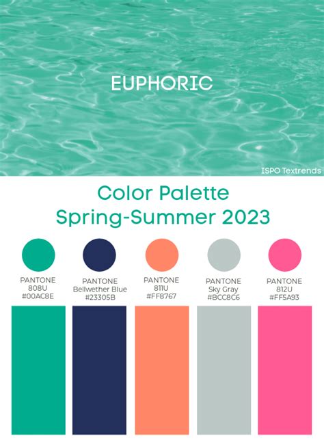 Colors Spring/Summer 2023 | Summer color trends, Color trends fashion, Color forecasting