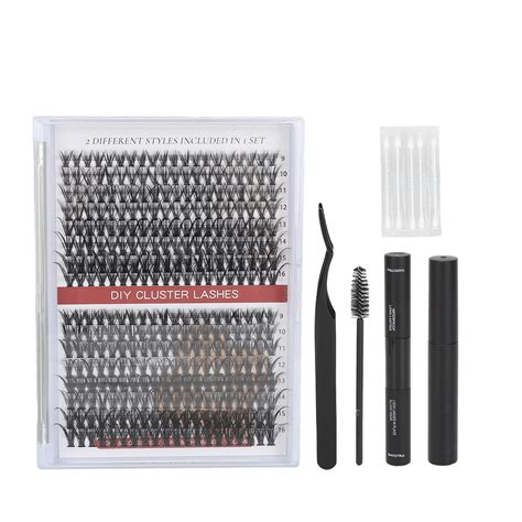 Lash Extension Kit Fluffy Reusable Portable Individual Eyelash Clusters ...