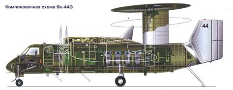 toocats: “ Yak-44E “Hawkeye-ski” Soviet project for an AEW aircraft to support the Ulyanovsk ...