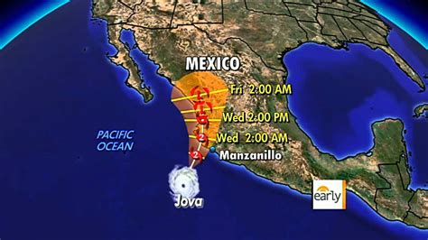 Hurricane Jova to hit Mexico's western coast - YouTube