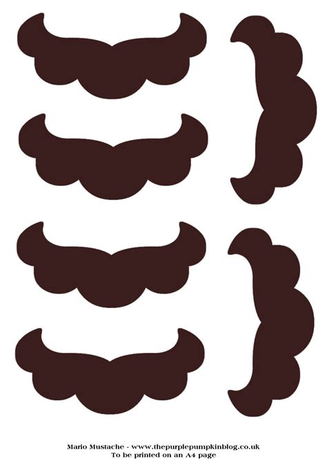 Pin The Mustache On Mario Free Printable - Printable Calendars AT A GLANCE