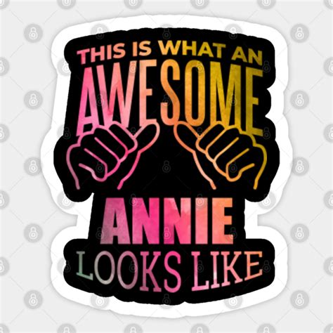 Annie - Annie - Sticker | TeePublic