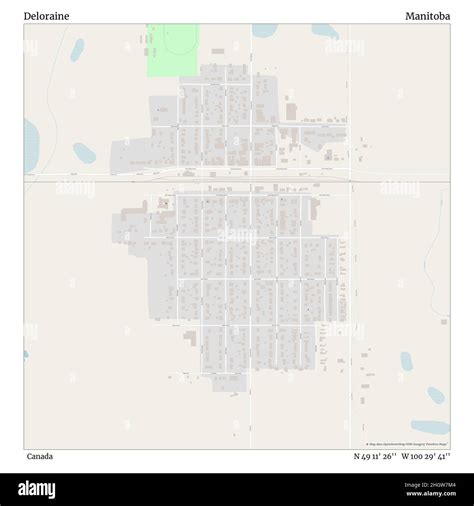 Map of deloraine Cut Out Stock Images & Pictures - Alamy