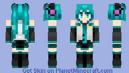 ~| Hatsune Miku |~ Minecraft Skin